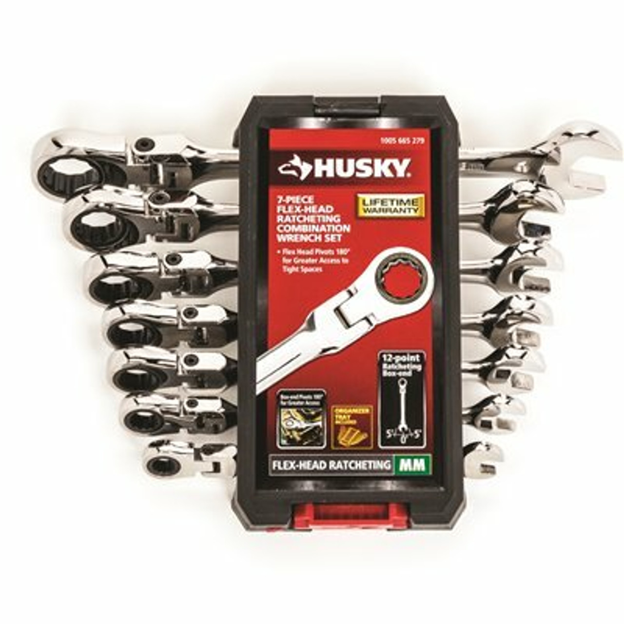 Husky Flex Ratcheting Mm Combination Wrench Set (7-Piece)