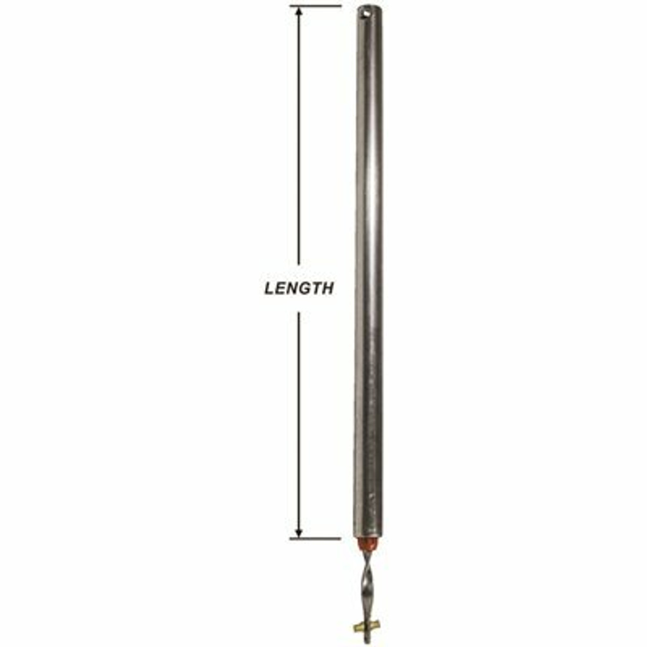 9/16 in. Dia x 25 in. L Tube x 25-3/4 in. L Rod Spiral Tube Window Balance with Red Bearing and Crosspiece (4-Pack)