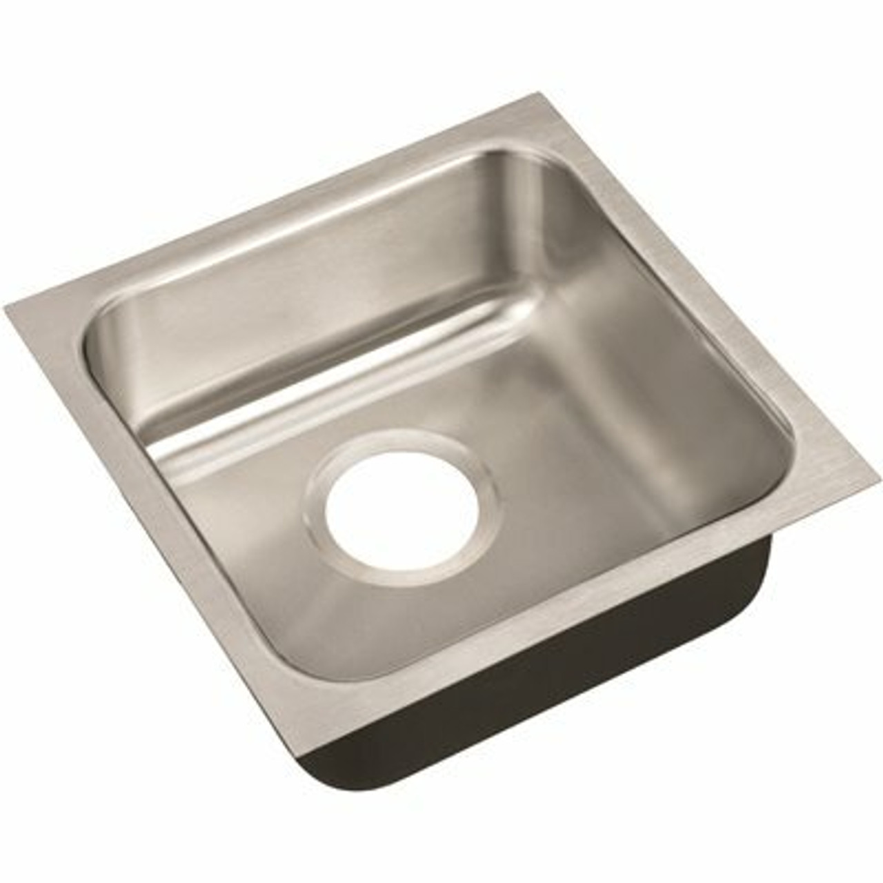 Just Manufacturing 18-Gauge Stainless Steel 18 In. O.D. X 18 In. X 5.5 In. Dcr Single Bowl Ada Compliant Undermount Sink