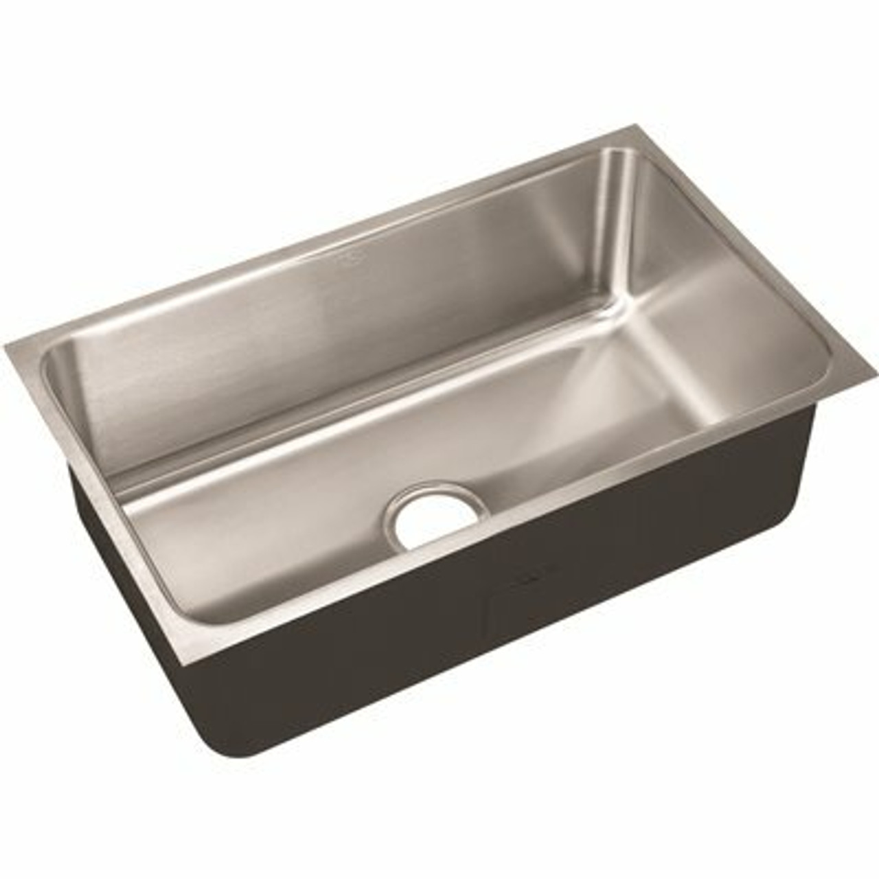 Just Manufacturing 18-Gauge Stainless Steel 18 In. O.D. X 30 In. Single Bowl Undermount Deep Kitchen Sink