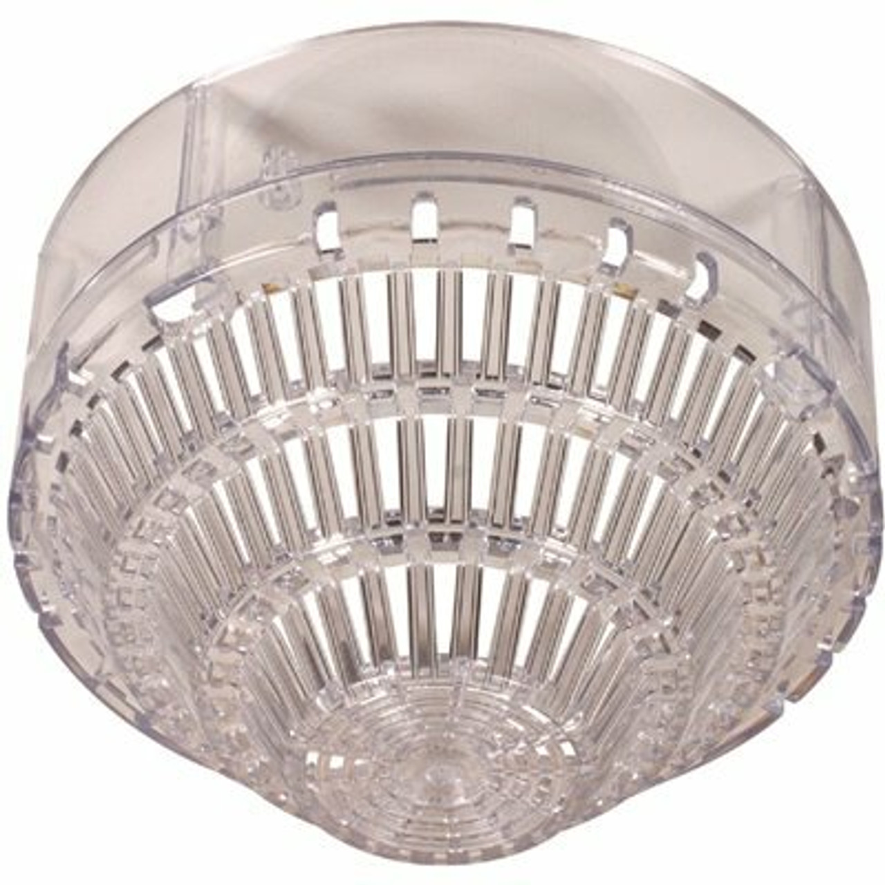 Polycarbonate Clear Smoke Detector Damage Stopper Protective Enclosure Flush Mount With Conduit Spacer