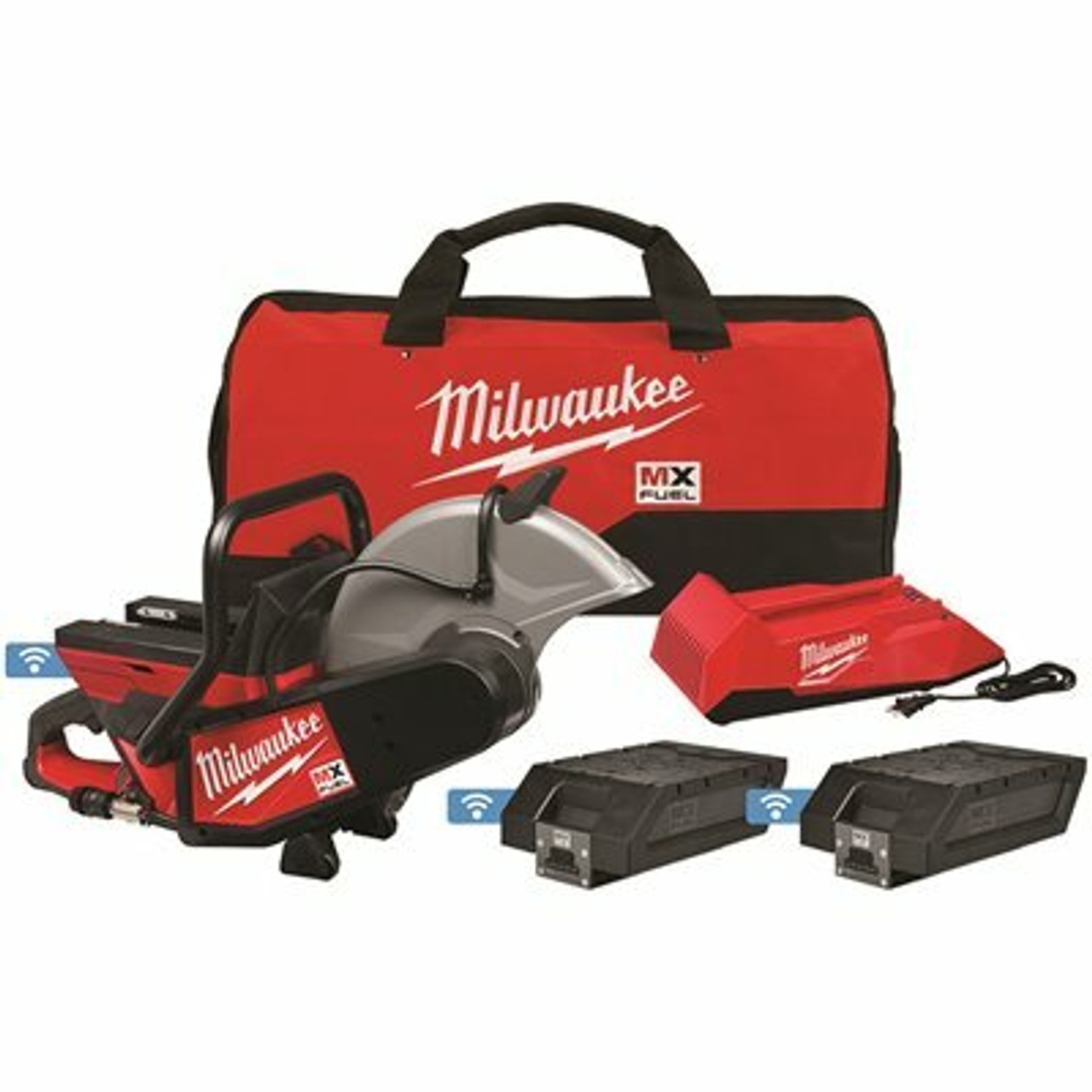 Milwaukee Mx Fuel Lithium-Ion Cordless 14 In. Cut Off Saw Kit With (2) Batteries And Charger