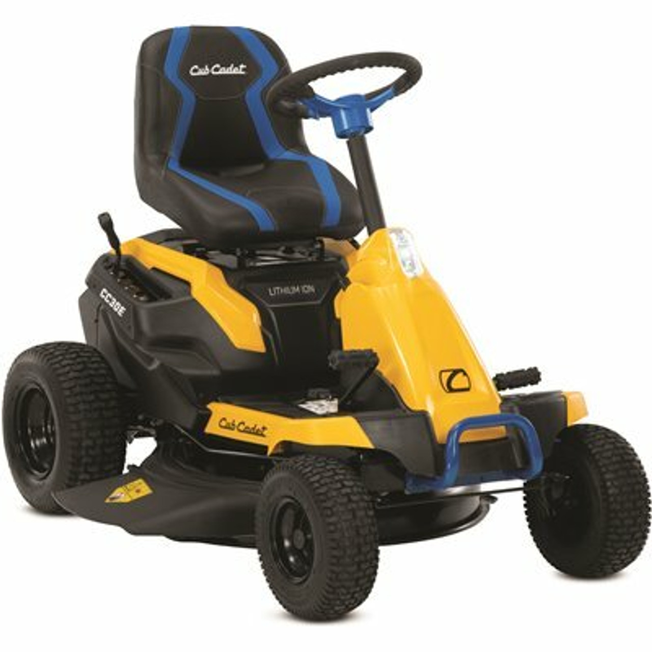 Cub Cadet 30 In. 56-Volt Max 30 Ah Battery Lithium-Ion Electric Drive Cordless Riding Lawn Tractor With Mulch Kit Included
