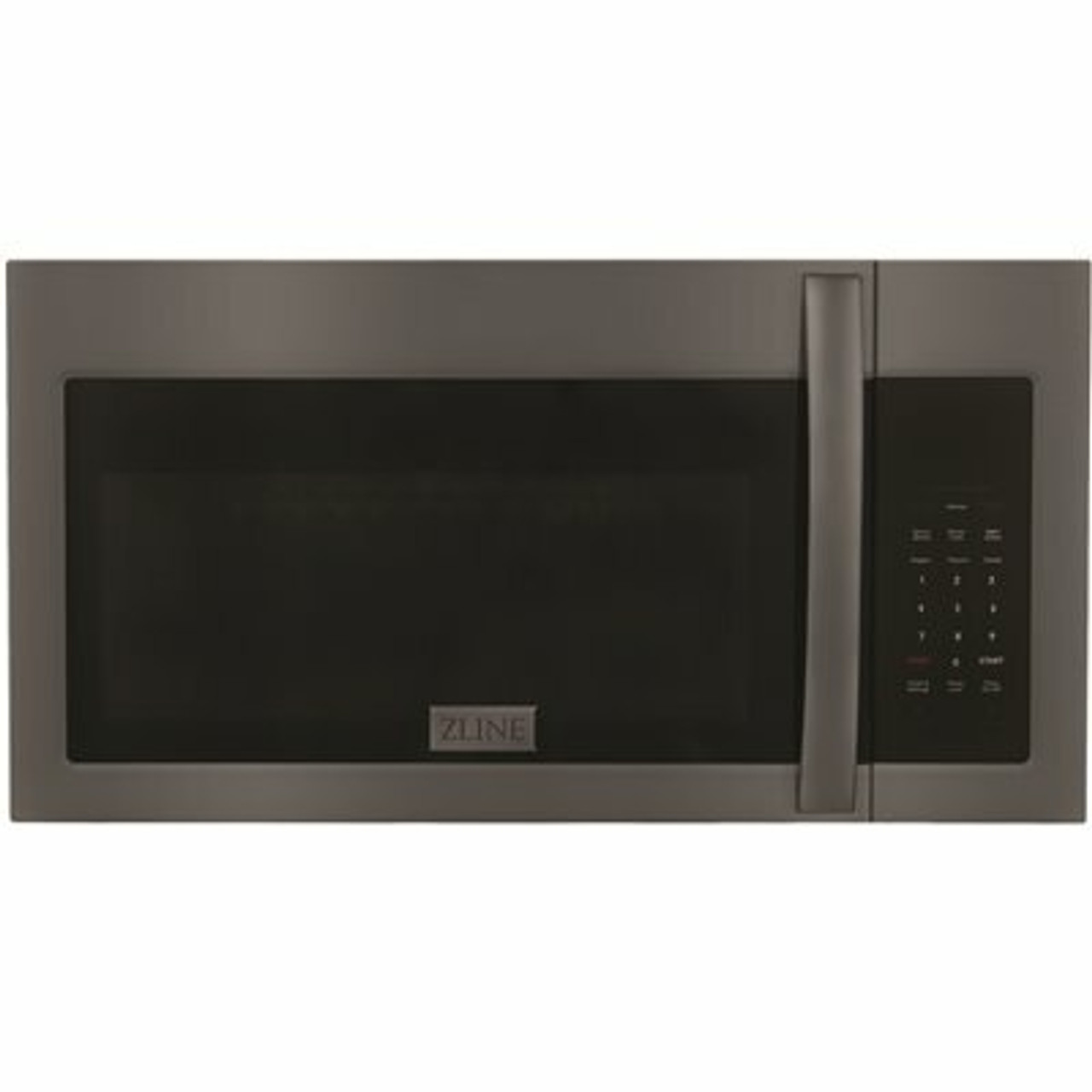 1.5 Cu. Ft. Over The Range Convection Microwave Oven In Black Stainless Steel With Modern Handle With Sensor Cooking