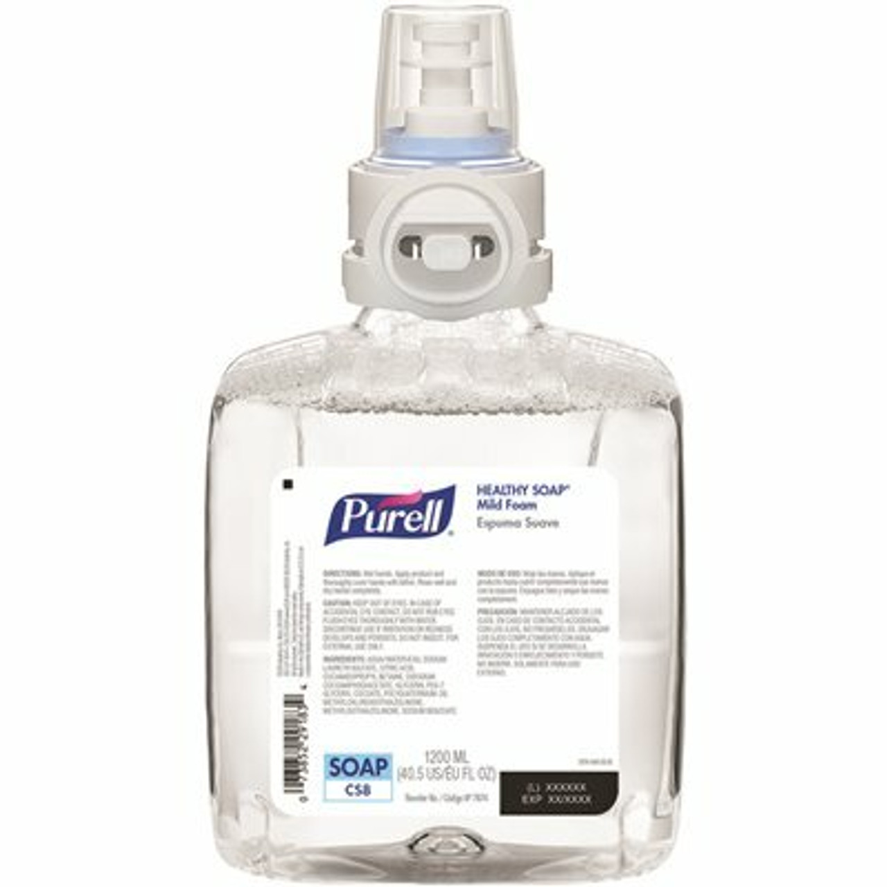 Purell Cs8 1200 Ml Fragrance-Free Mild Foam Healthy Hand Soap Dispenser Refill (2-Pack)