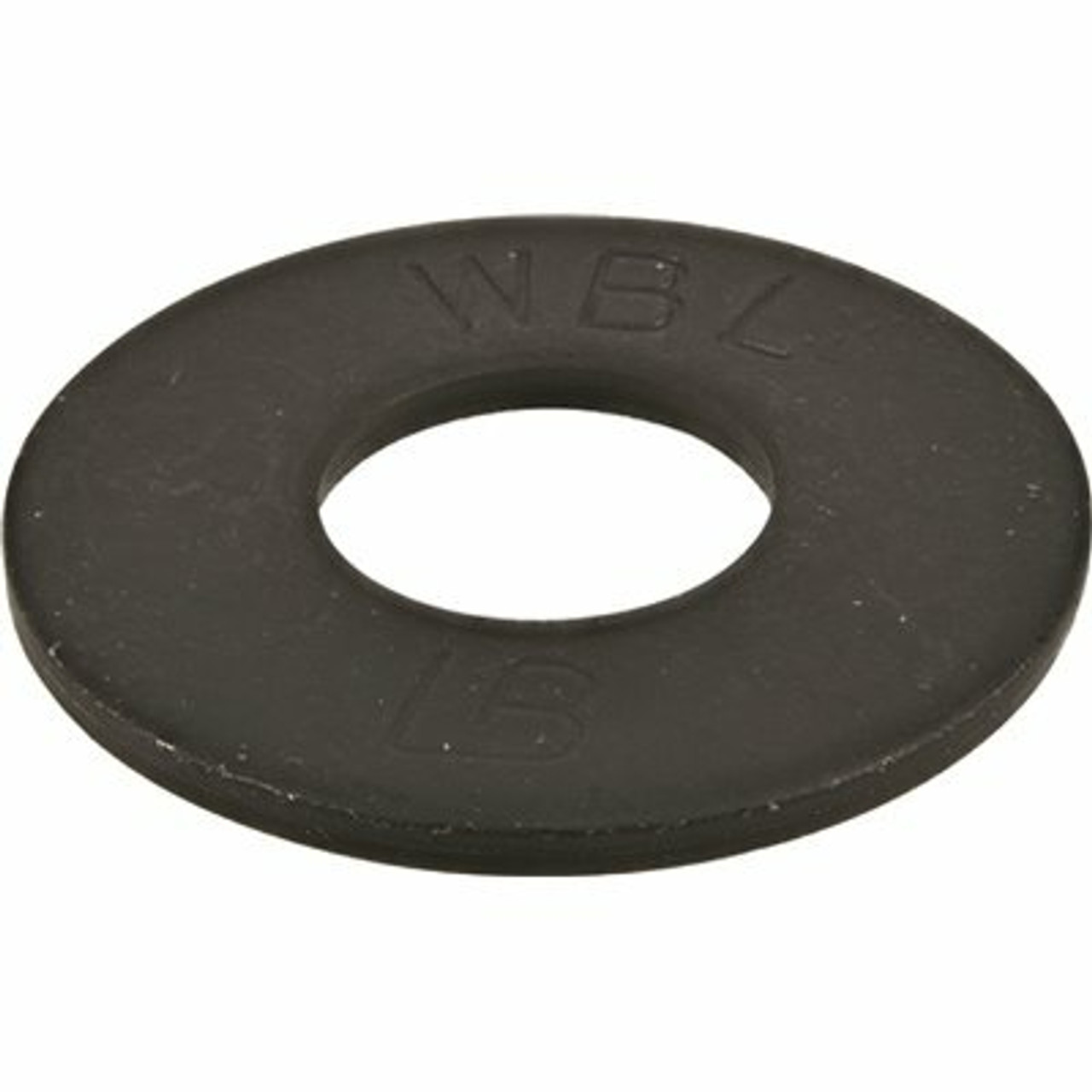 3/8 In. Black Exterior Flat Washers (50-Pack)