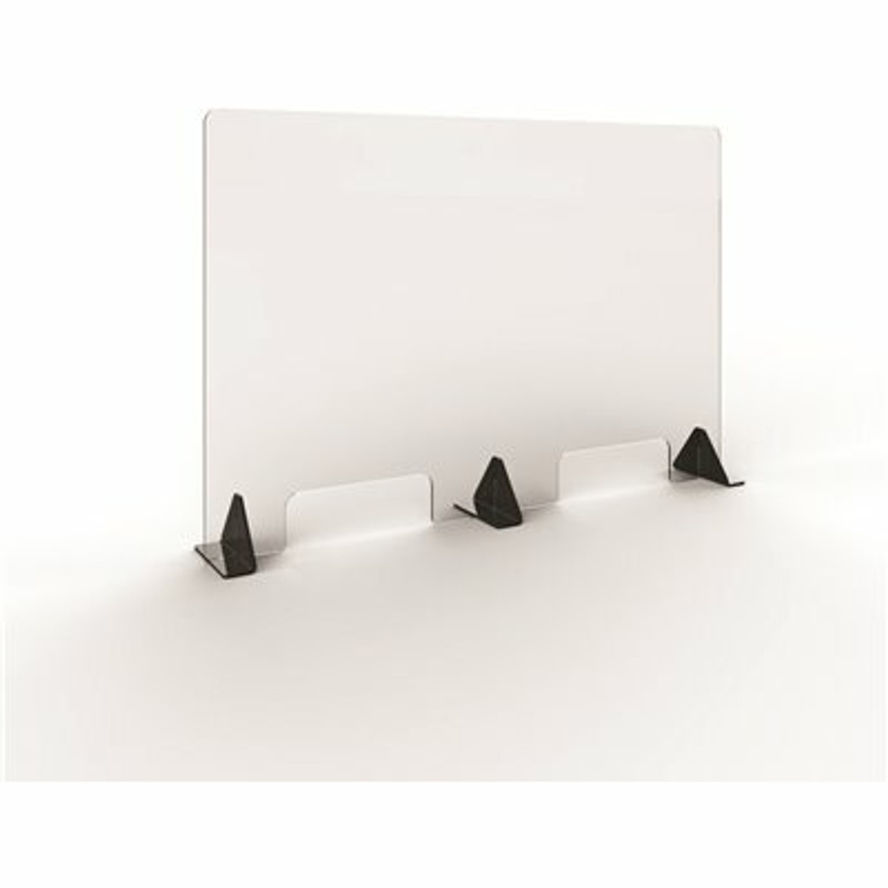47.5 In. X 31.5 In. X 0.187 In. Acrylic Sheet With 2-12 In. X 4 In. Passthroughs (3-Pack)