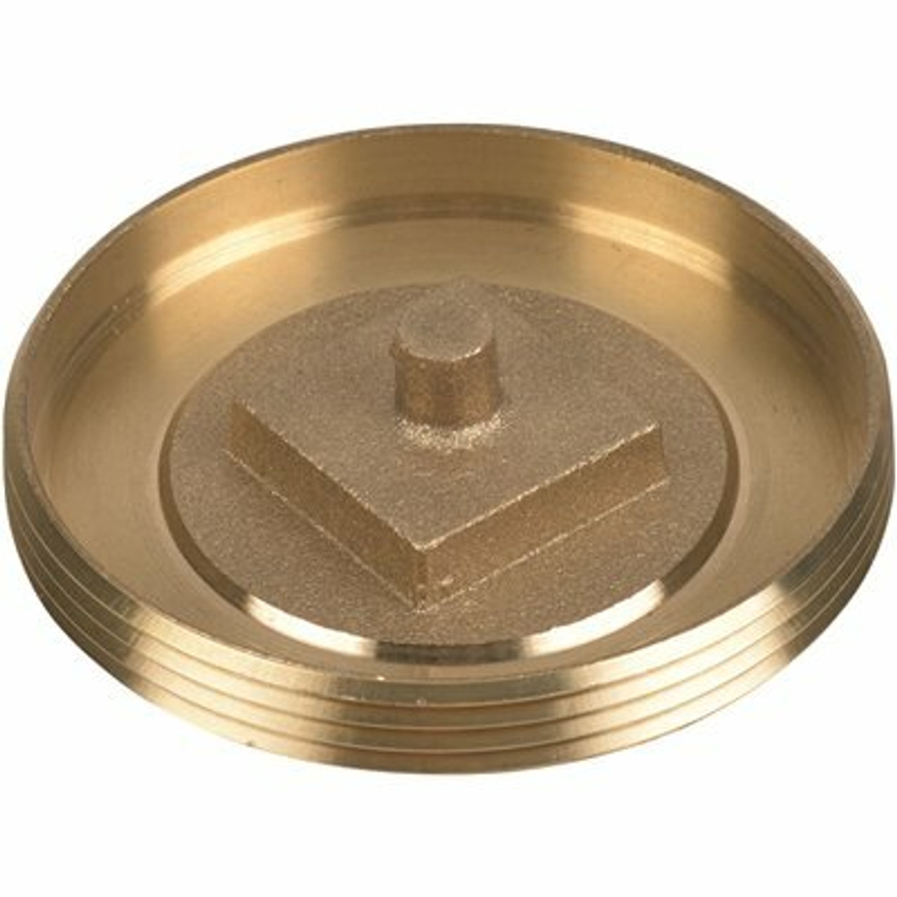 Oatey 3.5 In. Brass Cleanout Plug Countersunk