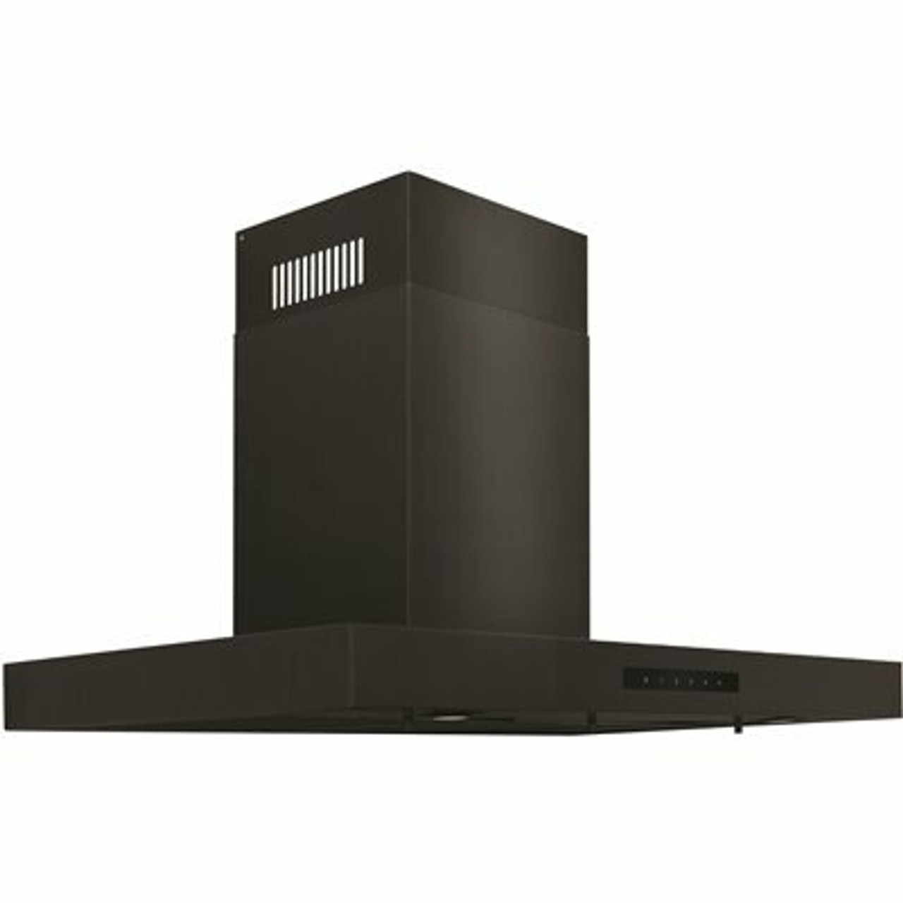 36 In. Convertible Vent Wall Mount Range Hood In Black Stainless Steel With Crown Molding (Bskencrn-36)