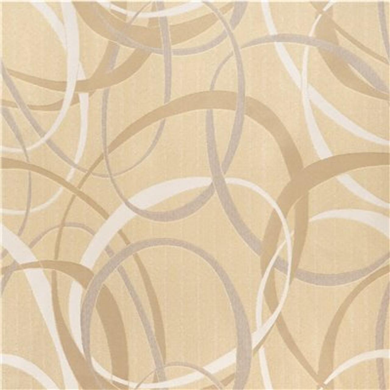 Fabtex Twirl Pattern Privacy Curtain Sun, 108 In. W X 84 In. H