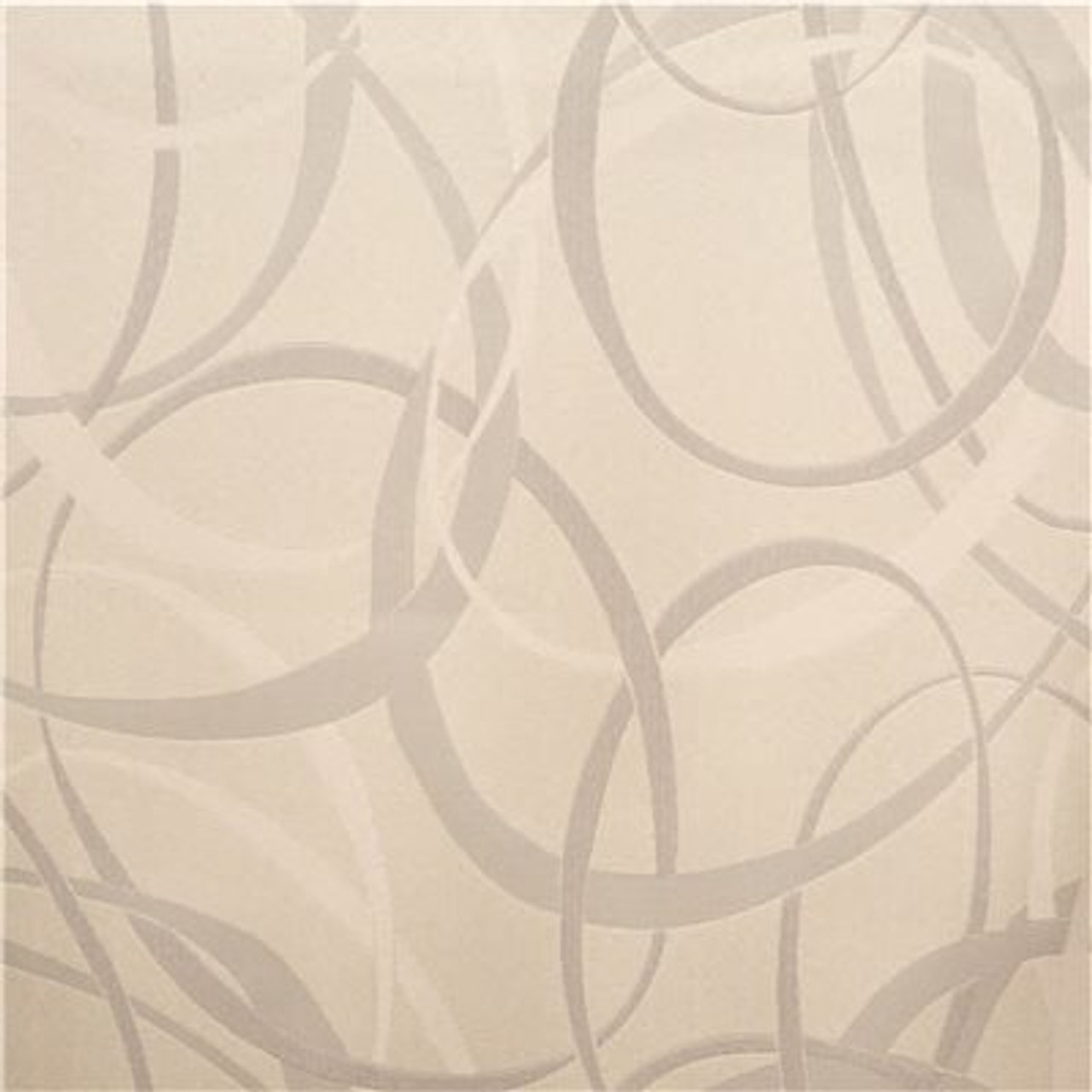 Fabtex Twirl Pattern Privacy Curtain Frost, 108 In. W X 84 In. H