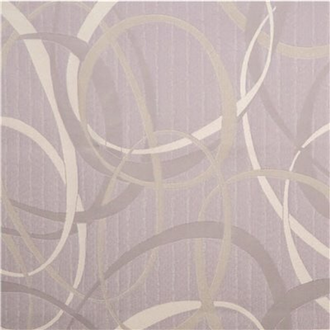 Fabtex 72 in. W x 84 in. H Twirl Pattern Privacy Curtain in Lilac