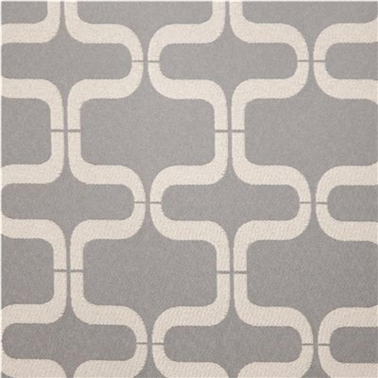 Fabtex 108 In. W X 84 In. H Links Pattern Privacy Curtain In Dusty Blue