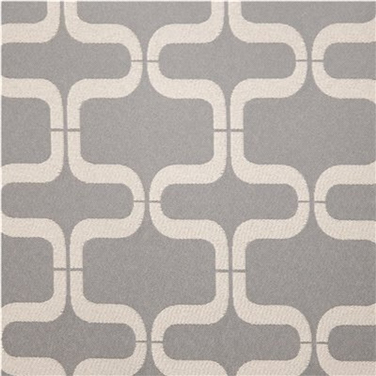 Fabtex 216 in. W x 84 in. H Links Pattern Privacy Curtain in Dusty Blue