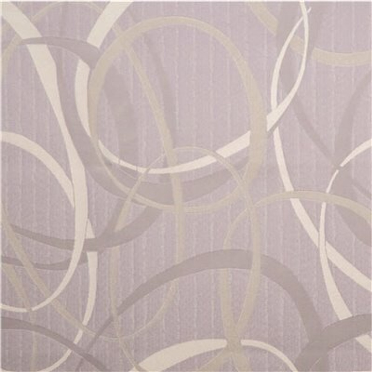 Fabtex 180 In. W X 84 In. H Twirl Pattern Privacy Curtain In Lilac