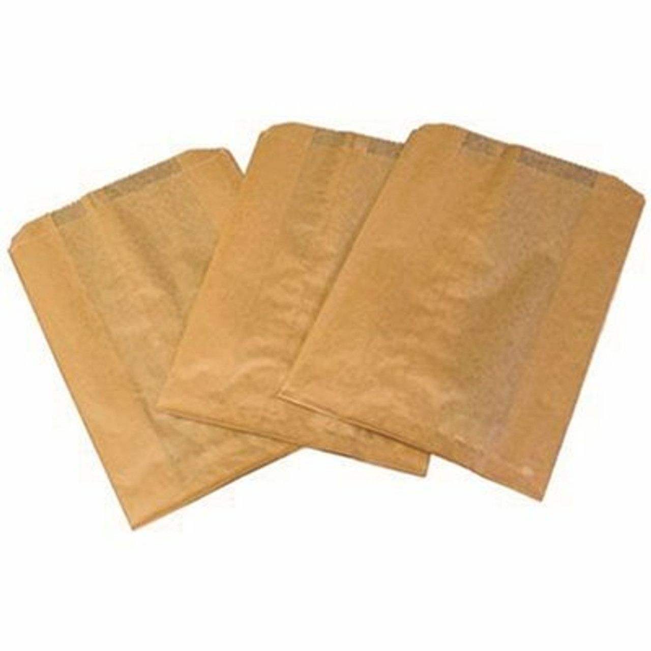 7-1/2 In. X 3-1/2 In. X 10 In. Kraft Waxed Paper Liners For Sanitary Napkin Receptacles Bags Brown (500 Per Case)