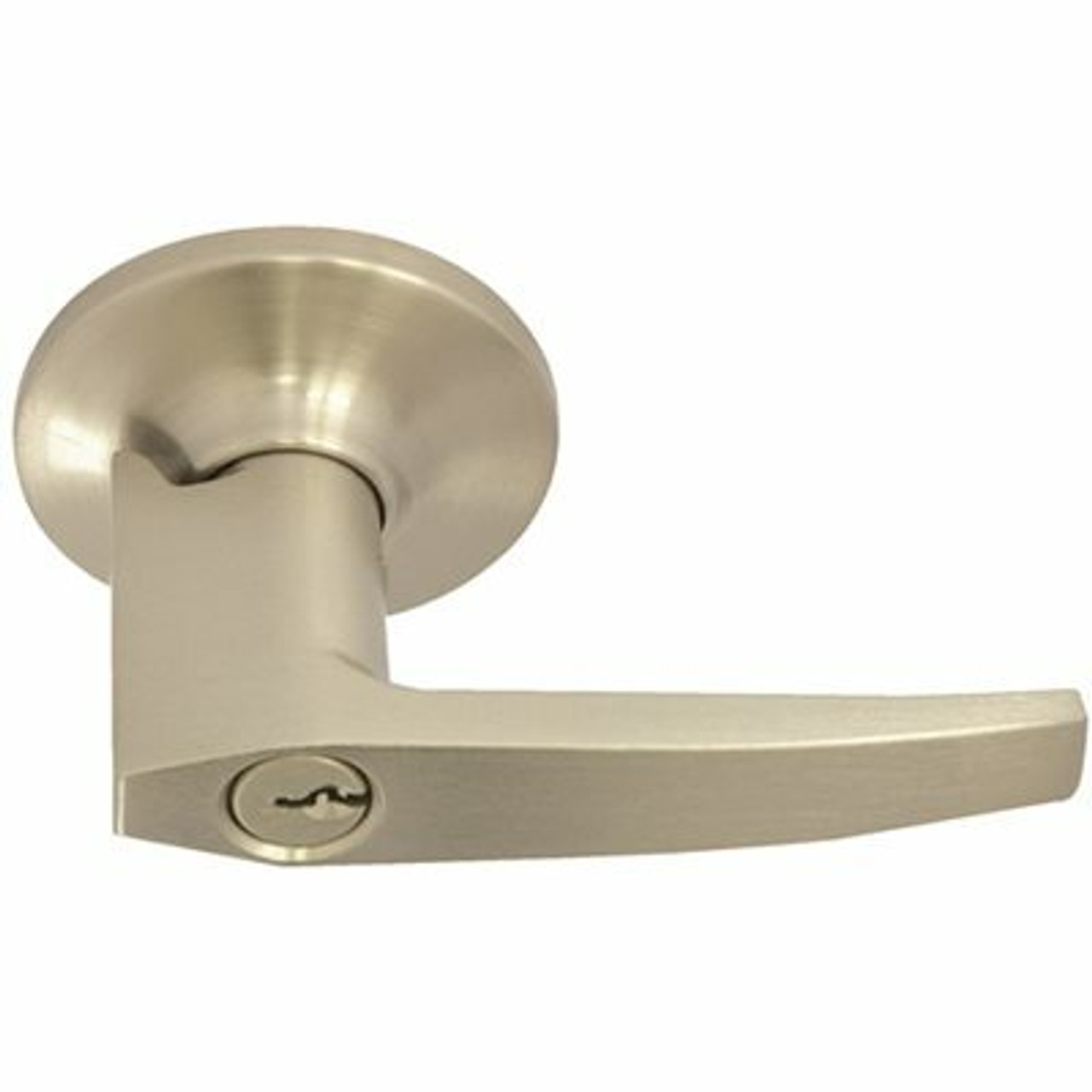 Better Home Products Satin Nickel Soma Lever Keyed Entry Lockset