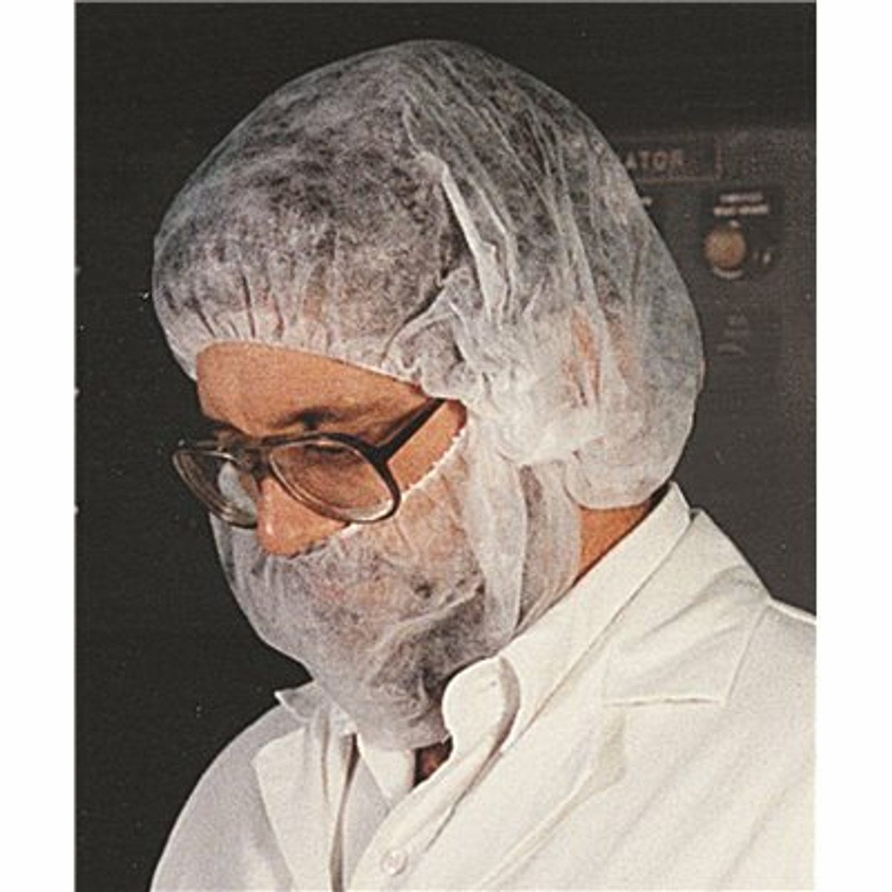 Cellucap Bouffant 21In White Pleated Polypropylene