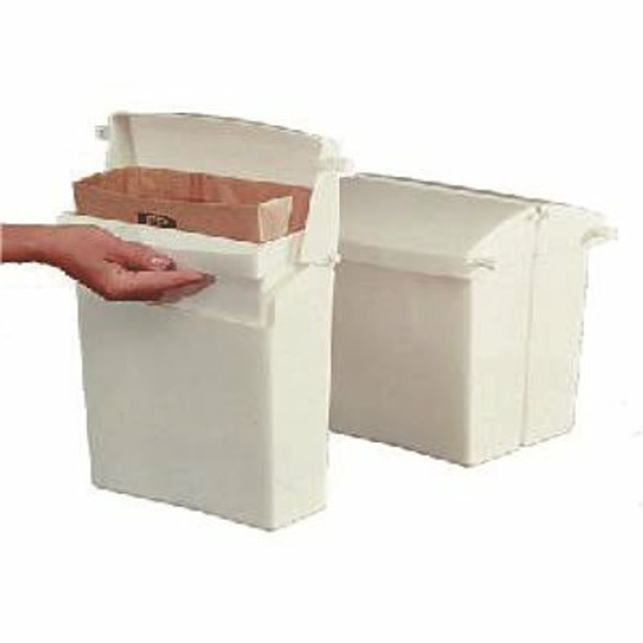 Rubbermaid Commercial Products 12.5 In. X 10.8 In. Compact Sanitary Napkin Receptacle