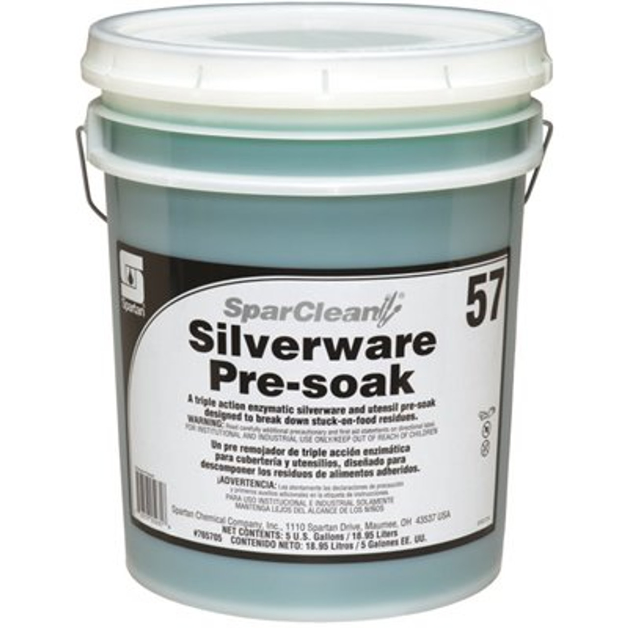 Spartan Chemical Co. Sparclean 5 Gallon Silverware Pre-Soak