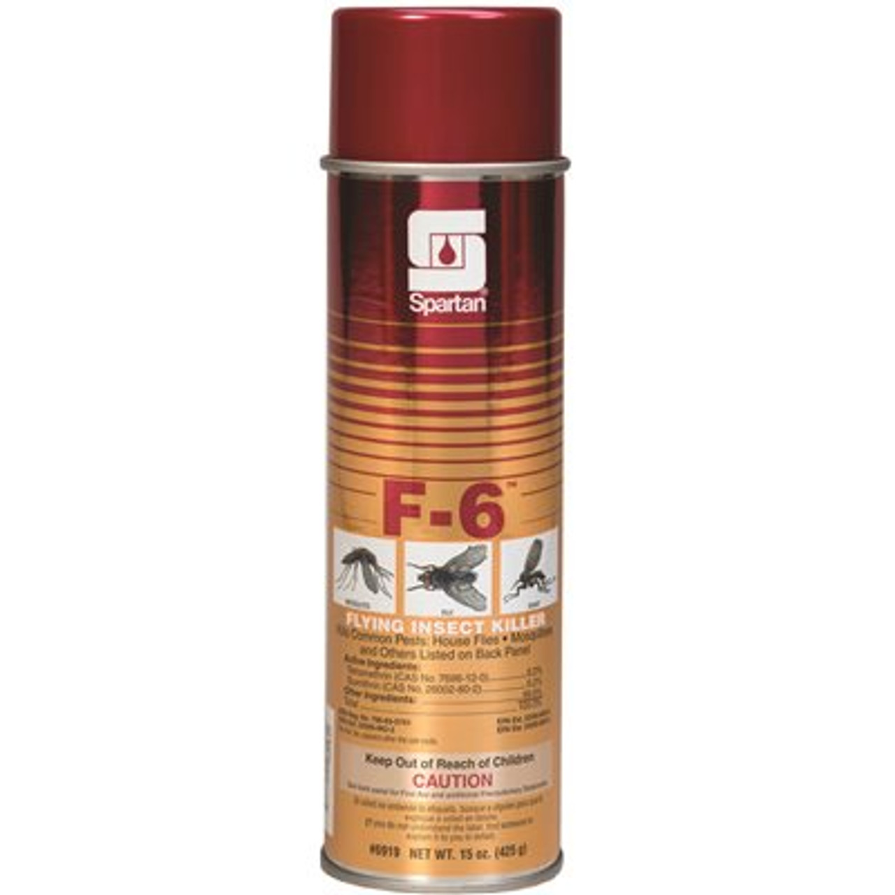 Spartan Chemical F-6 15Oz. Aerosol Can Flying Insect Killer (12 Per Pack)