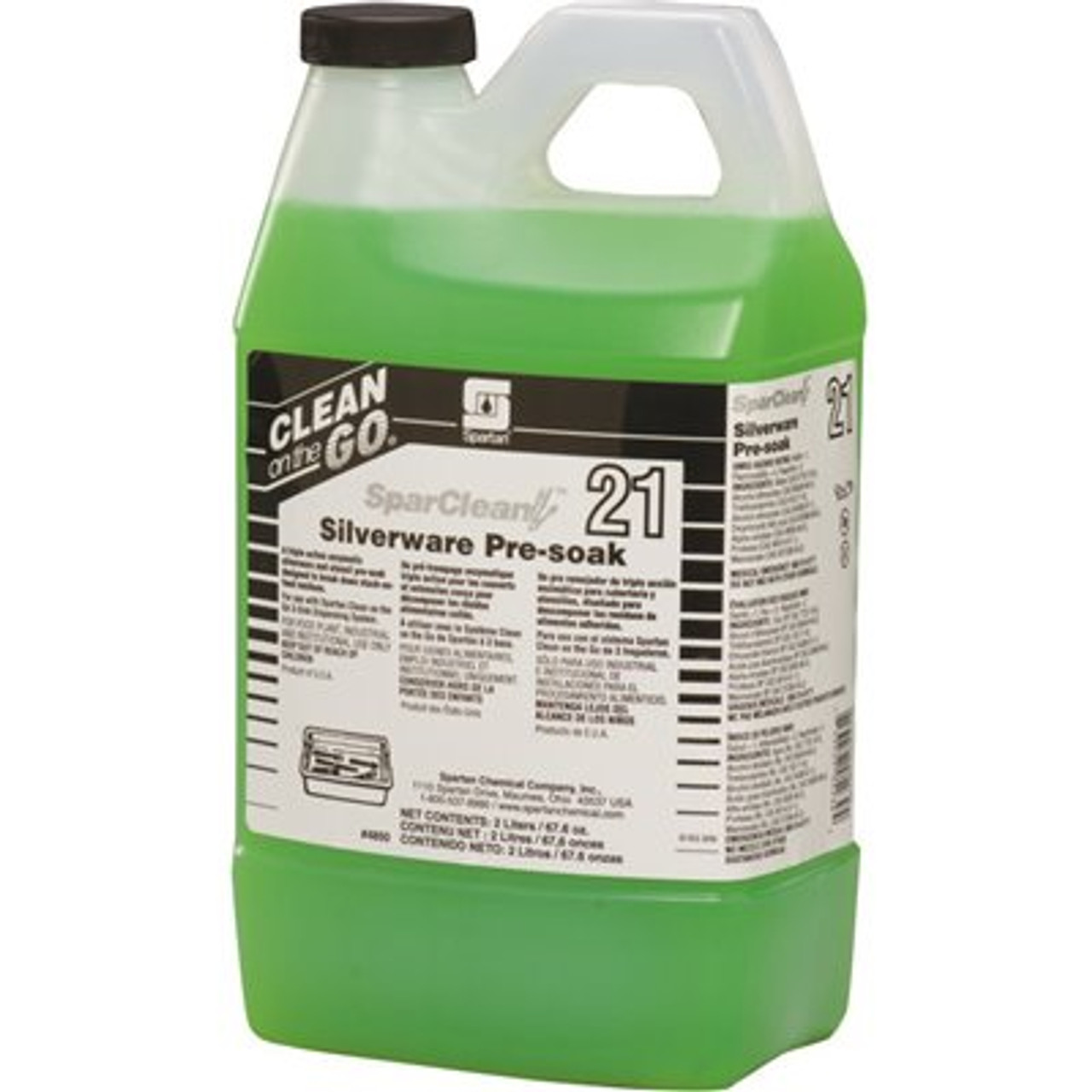 Spartan Chemical Co. Sparclean 2 Liter Silverware Pre-Soak (4 Per Pack)