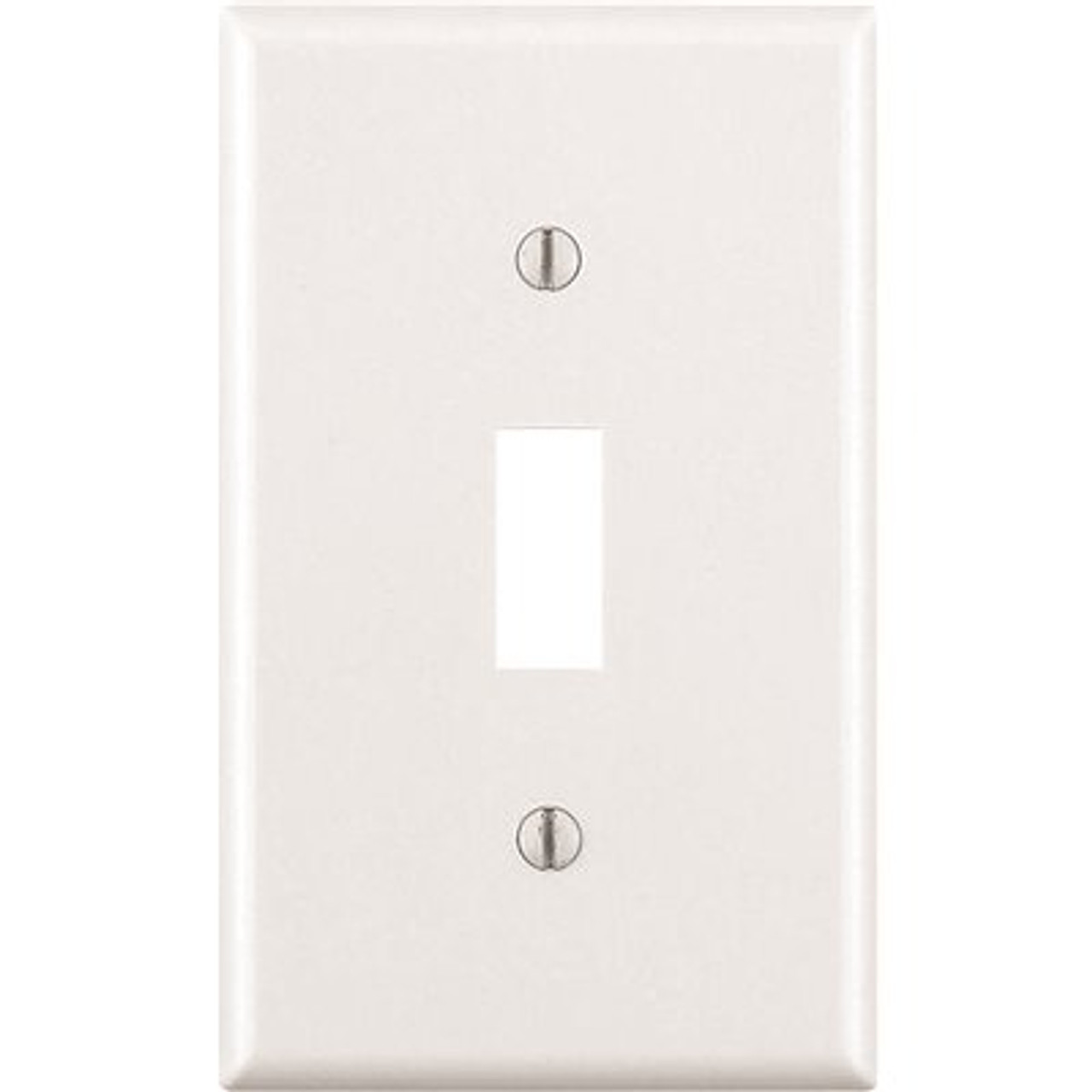 Leviton 1-Gang White Toggle Wall Plate