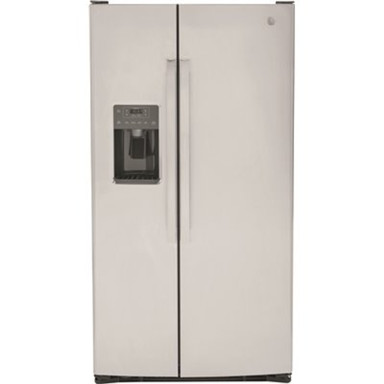 Ge 36 In. 25.3 Cu. Ft. Side By Side Refrigerator In Fingerprint Resistant Stainless Steel, Standard Depth - 318454840