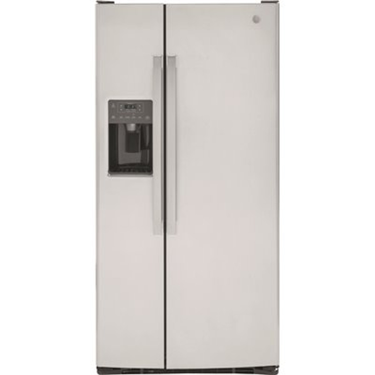 Ge 23.0 Cu. Ft. Side By Side Refrigerator In Fingerprint Resistant Stainless Steel, Standard Depth