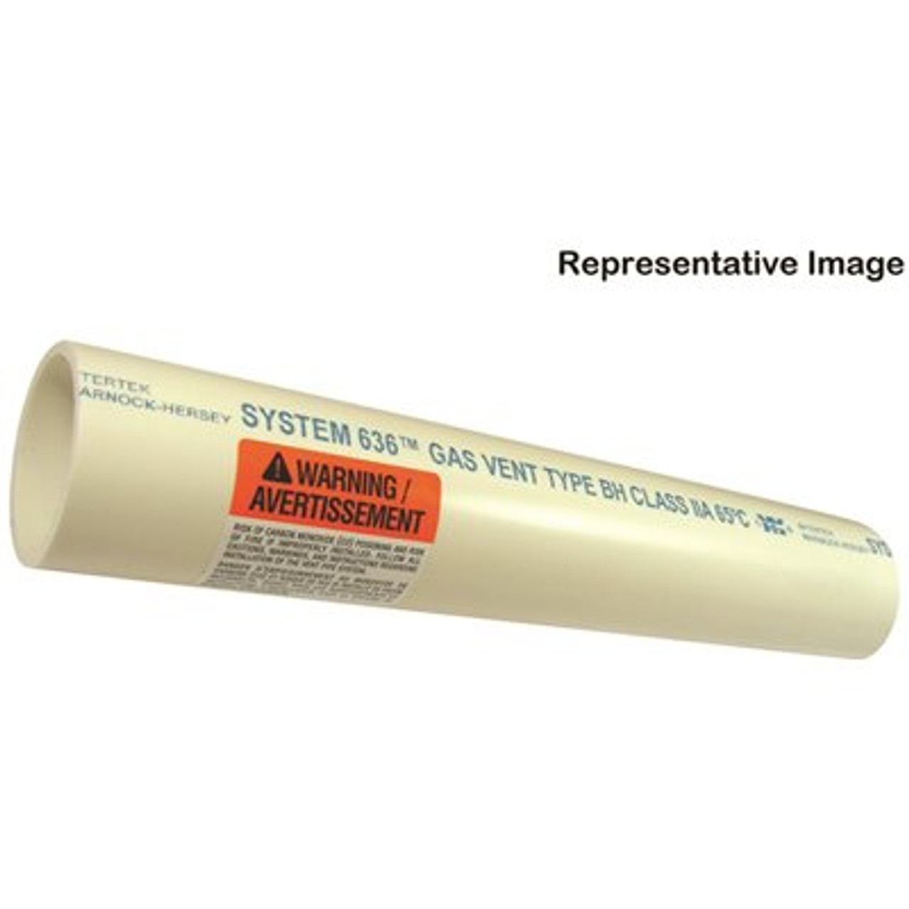 Ipex 2 In. X 1 Ft. L Cpvc Gas Vent Pipe Plain End