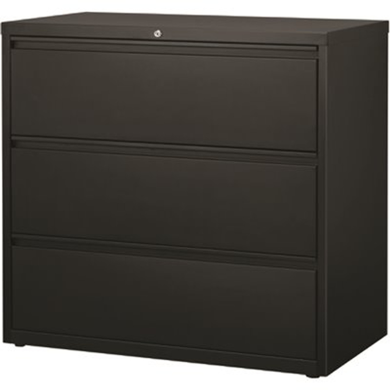 Hirsh 42 In. W Charcoal 3-Drawer Lateral File Cabinet