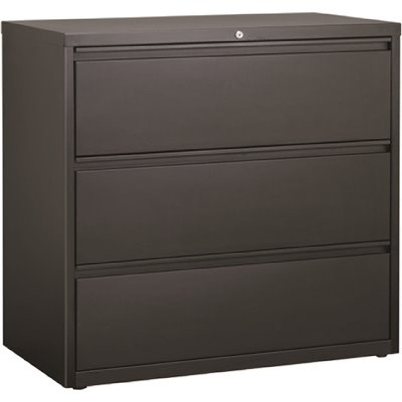 Hirsh 42 In. W Black 3-Drawer Lateral File Cabinet