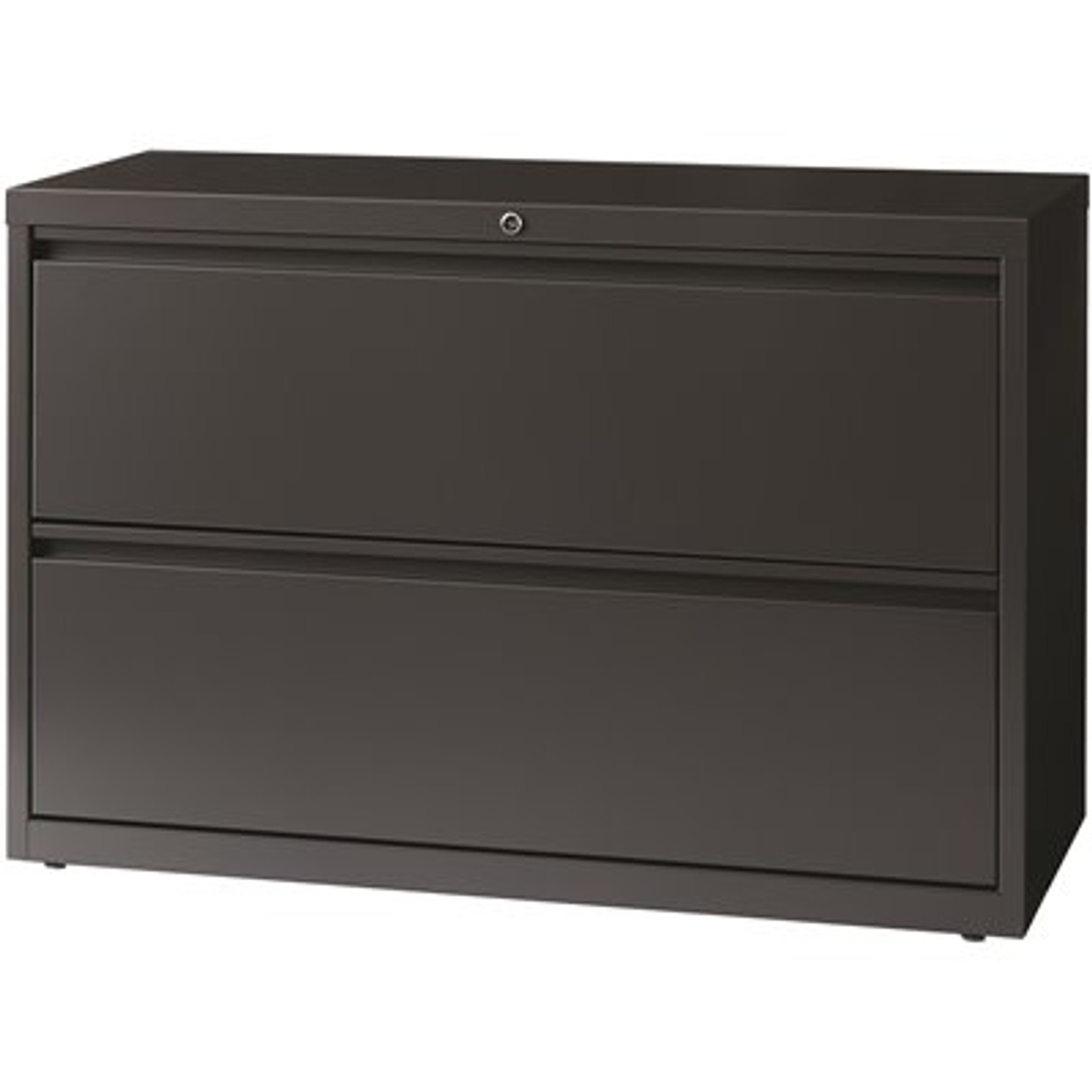 Hirsh 42 in. W 2-Drawer Charcoal Metal Lateral File Cabinet for Home and Office, Holds Letter, Legal and A4 Hanging Folders