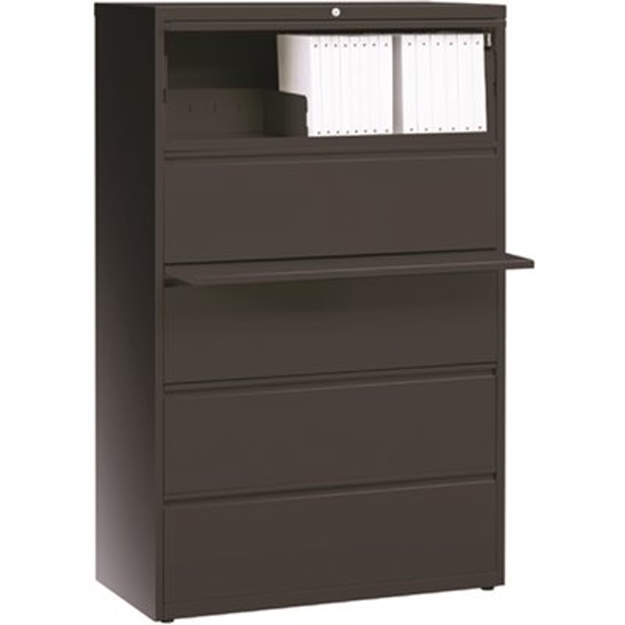 Hirsh 36 In. W X 68 In. H X 19 In. D 3-Shelves Welded Steel Freestanding Cabinet In Charcoal
