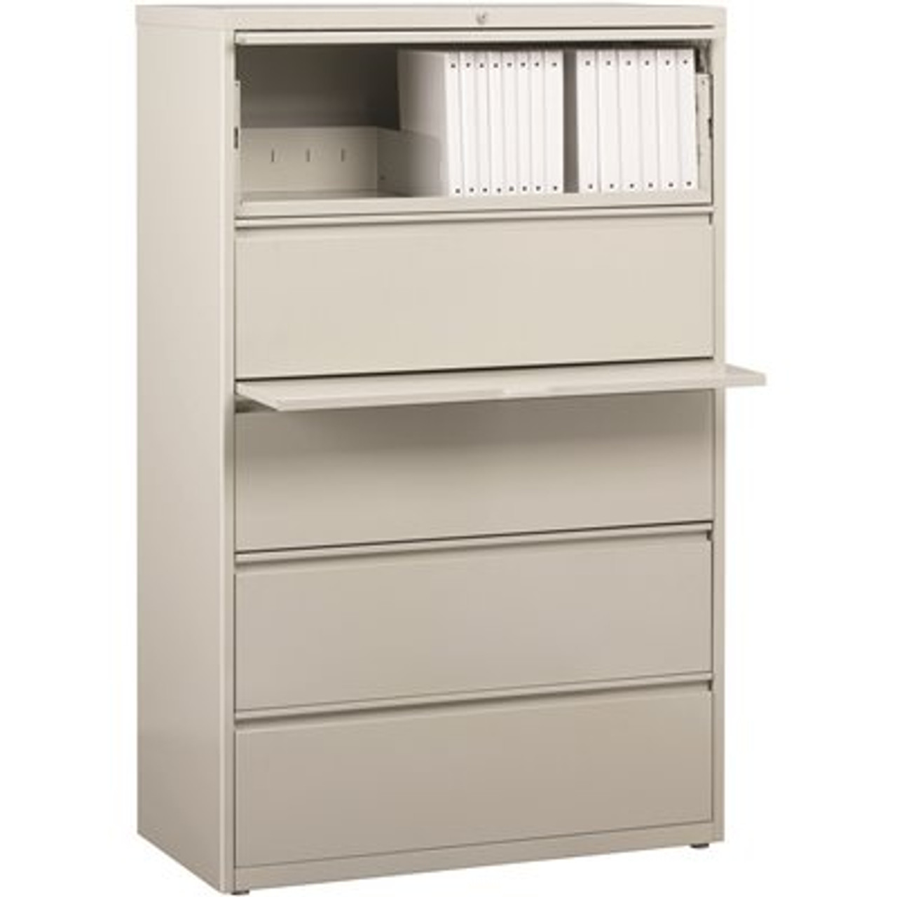 Hirsh 36 In. W X 68 In. H X 19 In. D 3-Shelves Welded Steel Freestanding Cabinet In Light Gray