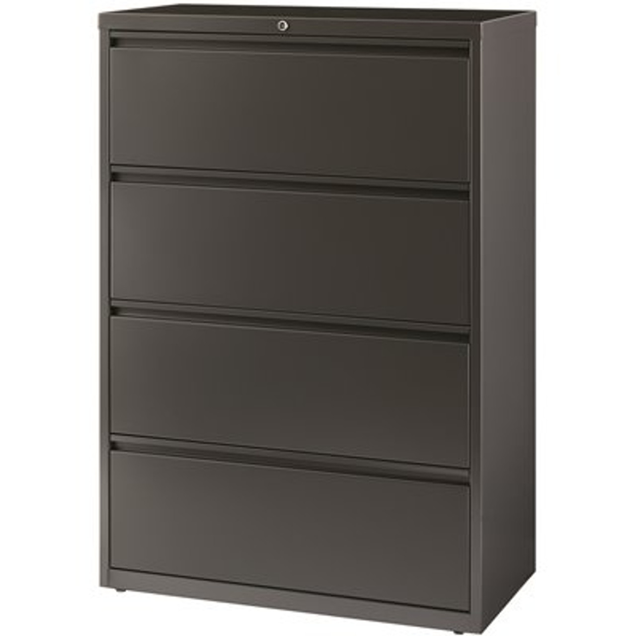 Hirsh 36 In. W Charcoal 4-Drawer Lateral File Cabinet