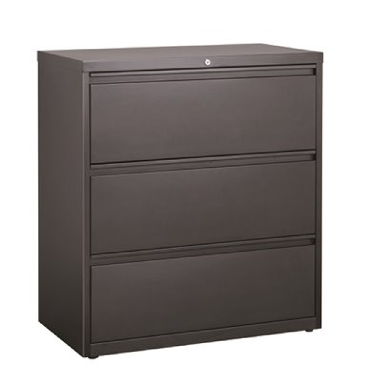 Hirsh 36 In. W Charcoal 3-Drawer Lateral File Cabinet