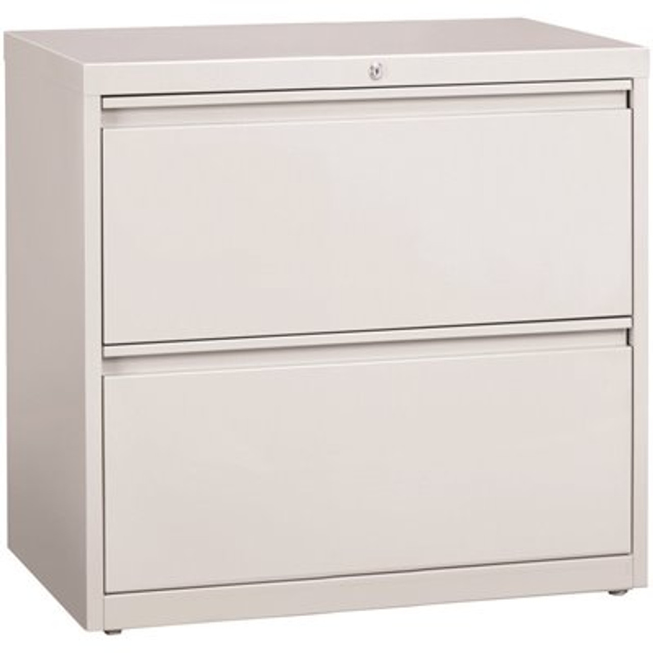 Hirsh 36 In. W Light Gray 2-Drawer Lateral File Cabinet