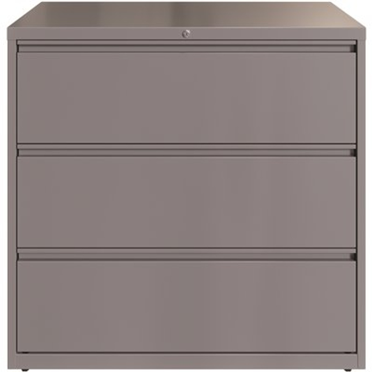 Hirsh 42 In. W Silver 3-Drawer Lateral File Cabinet