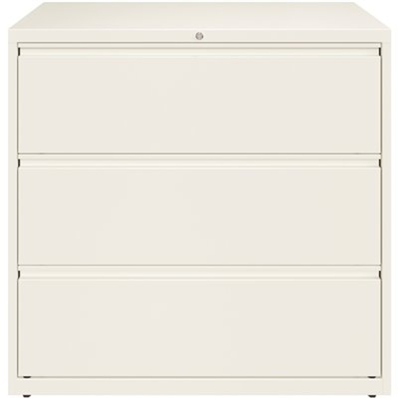 Hirsh Hl10000 White 42 In. Wide 3-Drawer Lateral File Cabinet