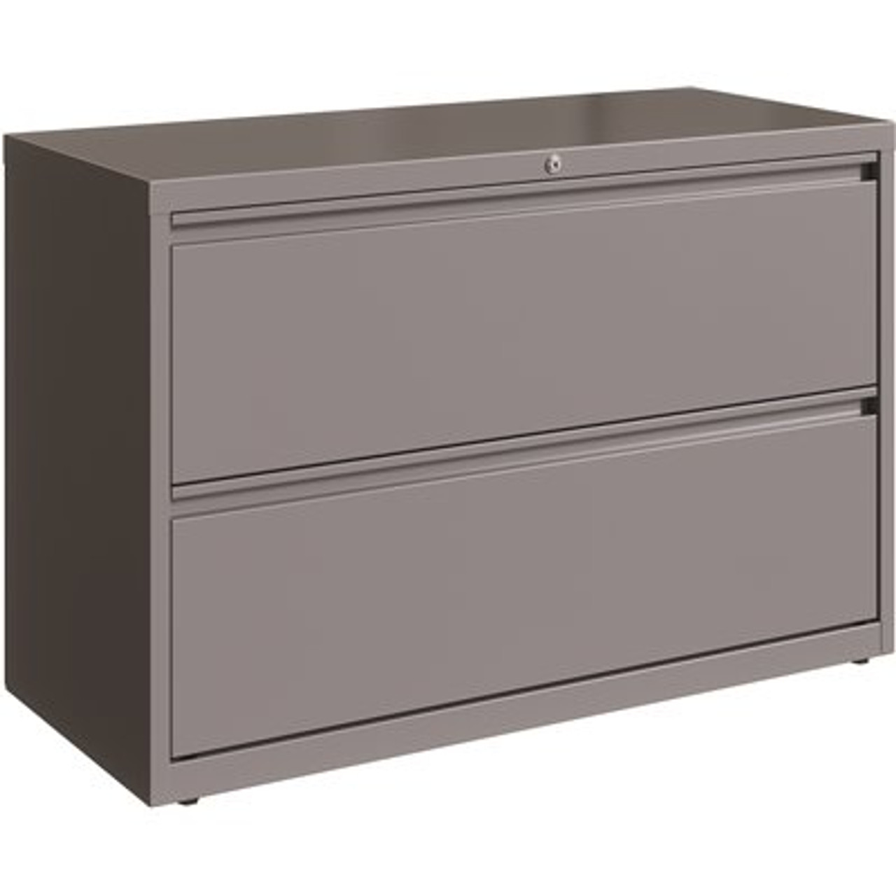 Hirsh 42 In. W Arctic Silver 2-Drawer Lateral File Cabinet