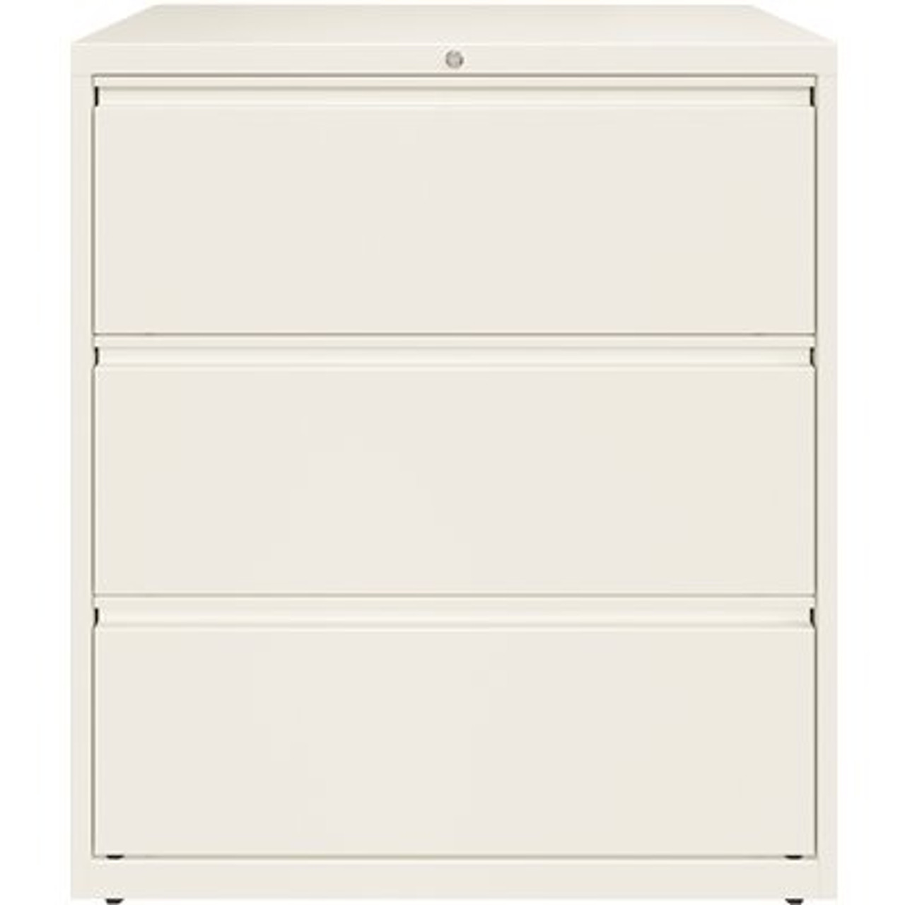 Hirsh Hl10000 Series, Silver, 3-Drawer Lateral File Cabinet, 36 In. Wide