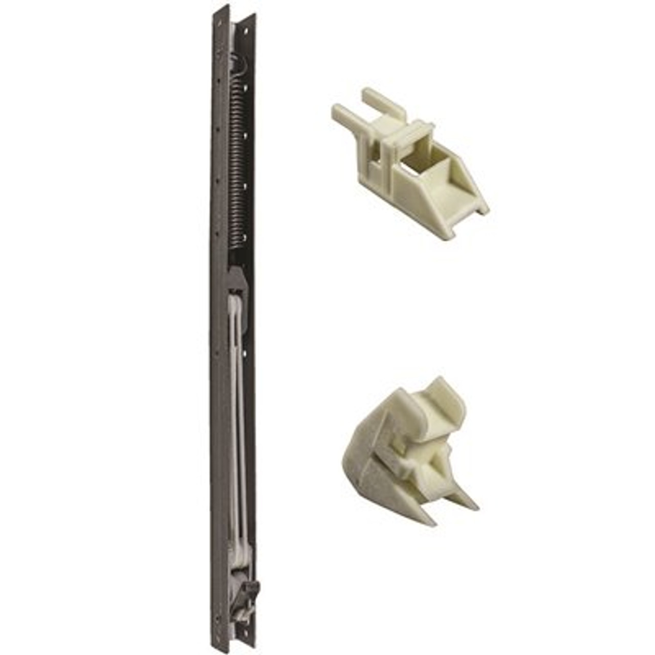 20 in. L Window Channel Balance 1940 with 9/16 in. W x 5/8 in. D Top and Bottom End Brackets Attached 314413249