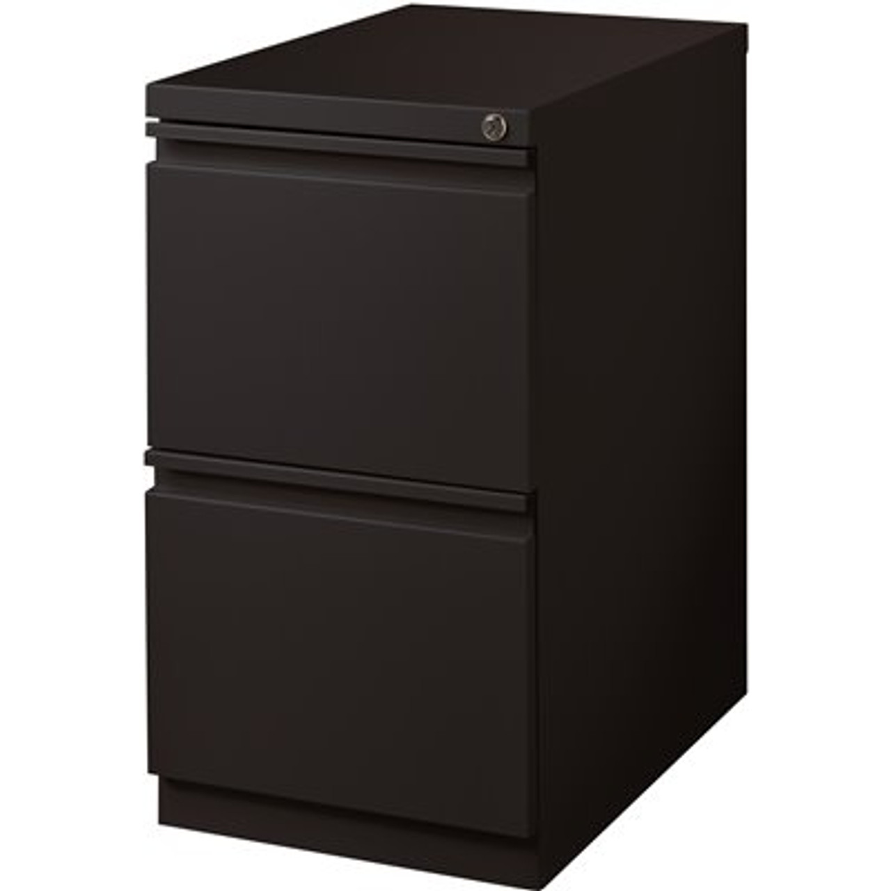 Hirsh 23 In. D Black Mobile Pedestal With Full Width Pull - 313689301