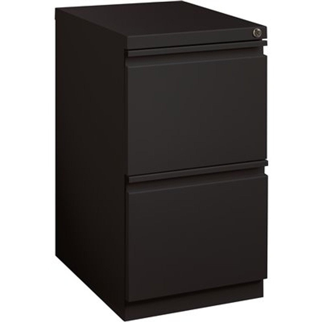 Hirsh 20 In. D Black Mobile Pedestal With Full Width Pull - 313689296