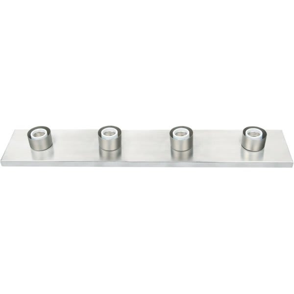 4-Light Brushed Nickel Bath Light