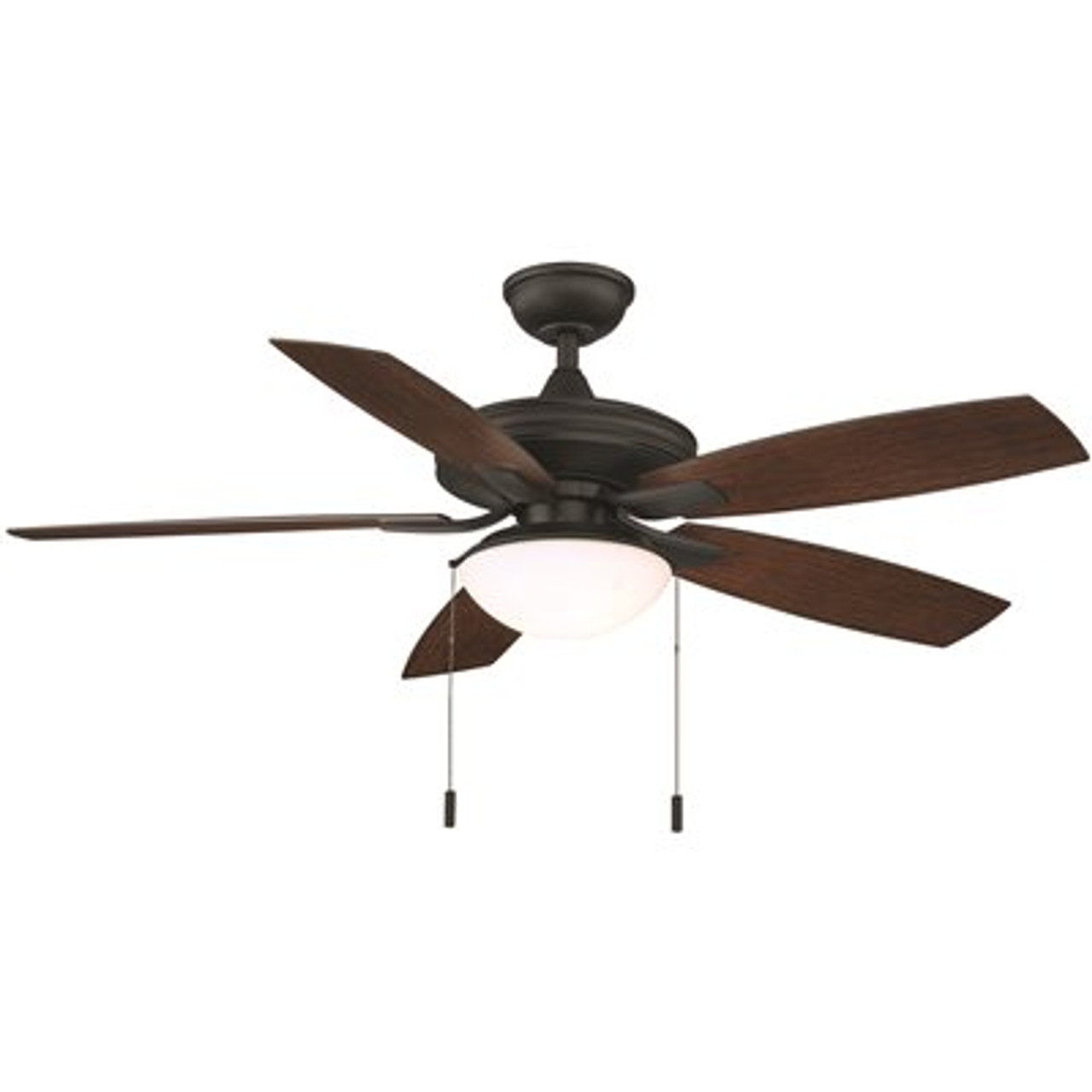 Hampton Bay Gazebo III 52 In. Indoor/Outdoor Natural Iron Ceiling Fan With Light Kit