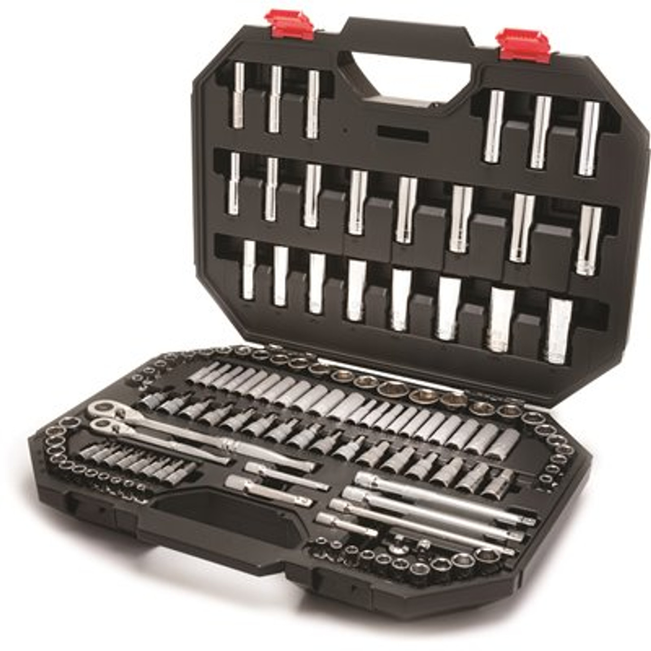 Husky 144-Position 1/4 In. And 3/8 In. Drive Mechanics Tool Set (125-Piece)