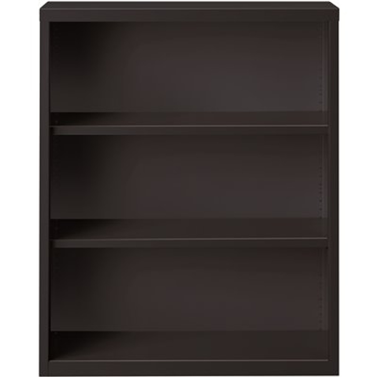 Hirsh 42 In. H Metal Black 3-Shelf Standard Bookcase