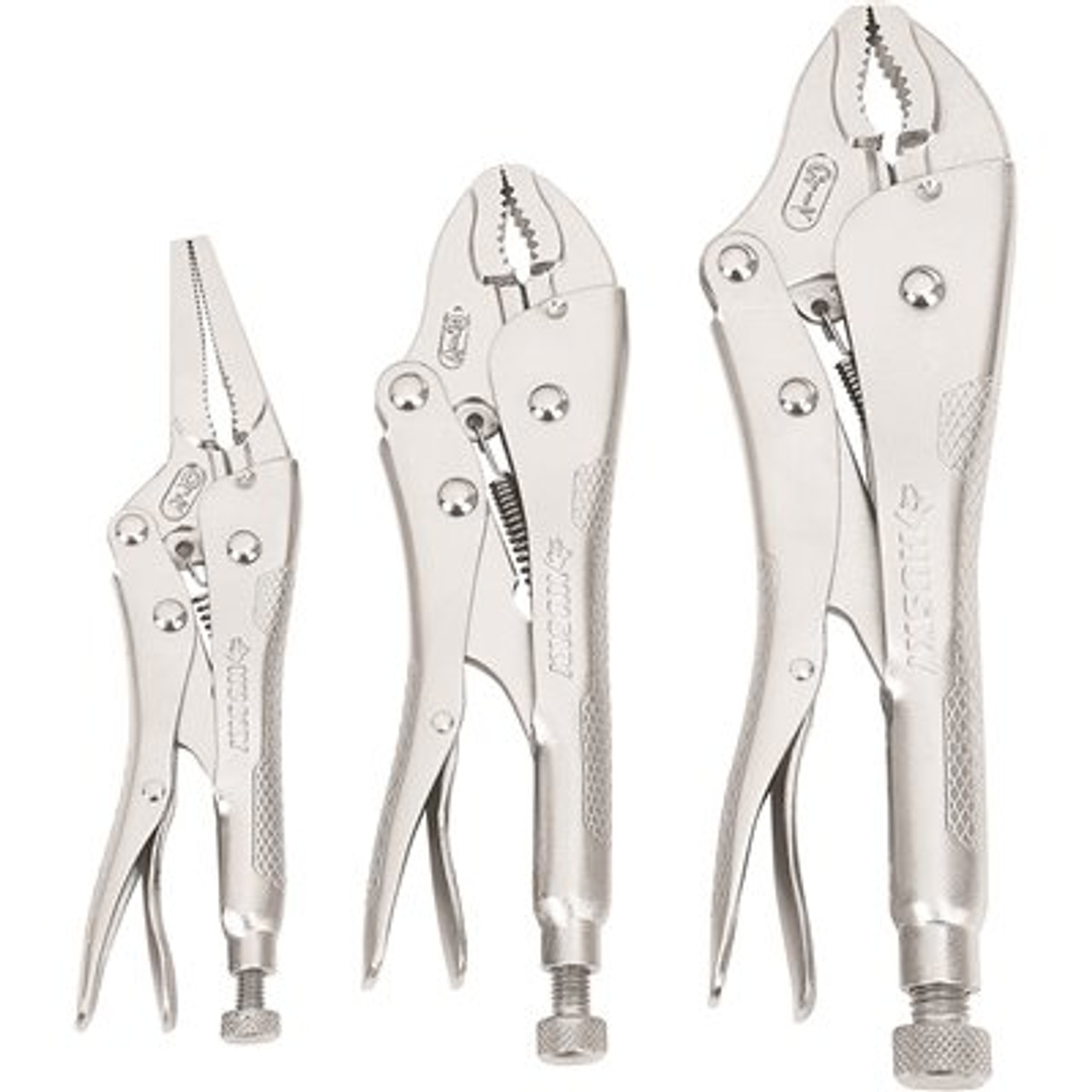 Husky Locking Pliers Set (3-Piece)